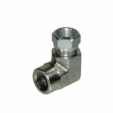 BEDFORD PRECISION PARTS Bedford Precision Swivel Adapter 1/4 NPTF x 1/4 NPSF 90 deg 12-201